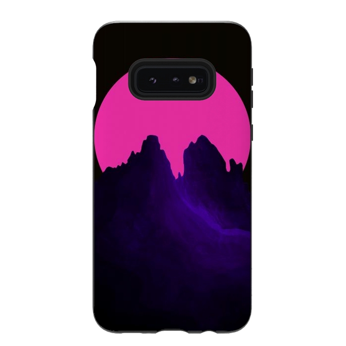 Galaxy S10e StrongFit The great pink moon by Steve Wade (Swade)