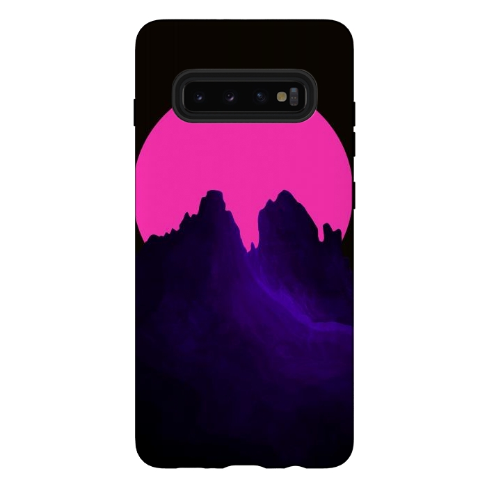 Galaxy S10 plus StrongFit The great pink moon by Steve Wade (Swade)