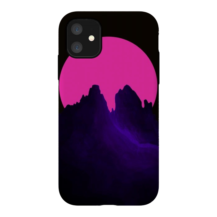 iPhone 11 StrongFit The great pink moon by Steve Wade (Swade)