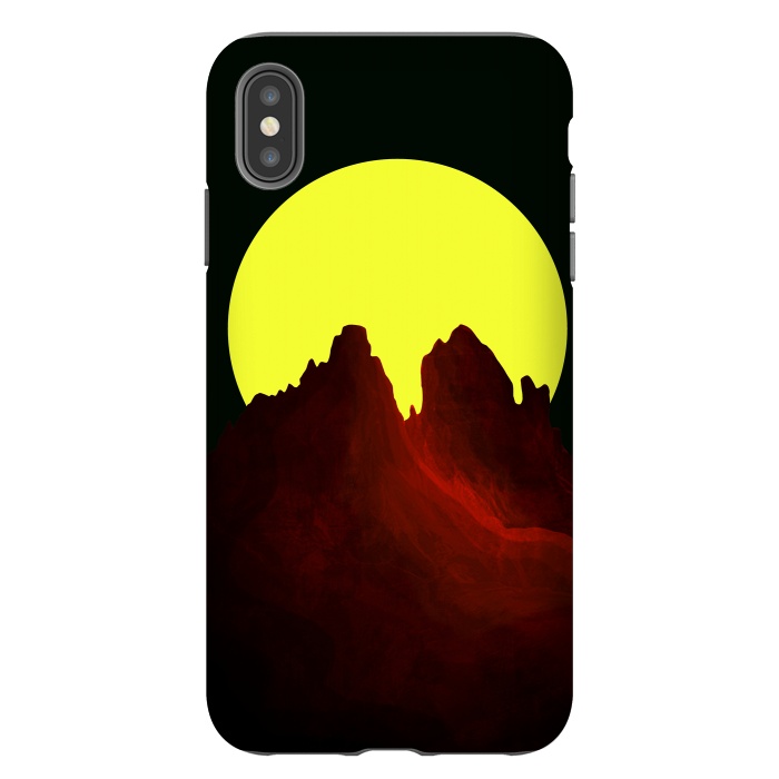 iPhone Xs Max StrongFit The great yellow moon by Steve Wade (Swade)