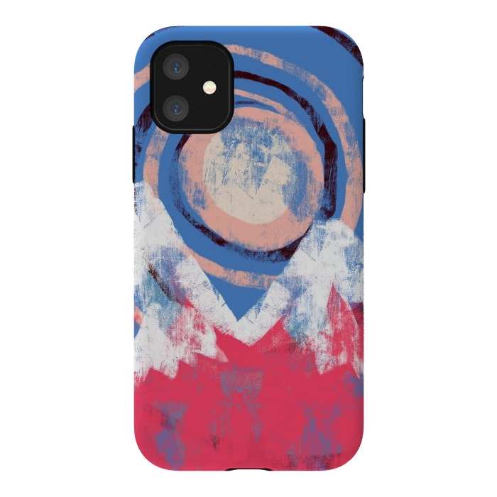 iPhone 11 StrongFit The swirling moon by Steve Wade (Swade)