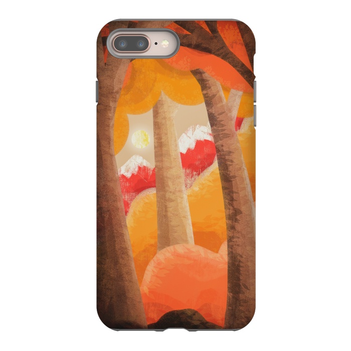iPhone 7 plus StrongFit The autumn orange forest by Steve Wade (Swade)