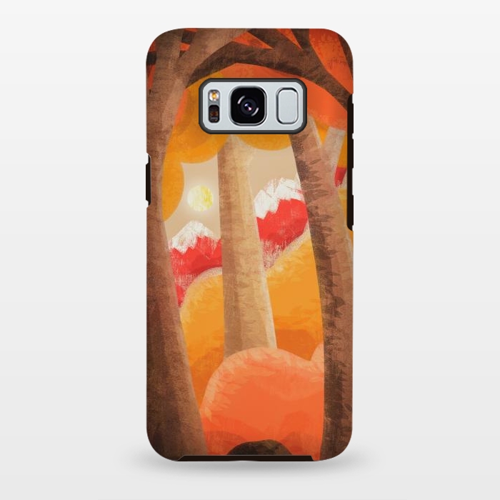 Galaxy S8 plus StrongFit The autumn orange forest by Steve Wade (Swade)