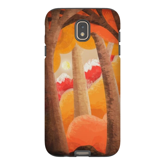 Galaxy J7 StrongFit The autumn orange forest by Steve Wade (Swade)