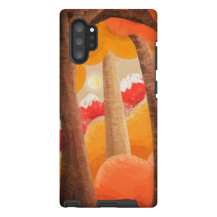 Galaxy Note 10 plus StrongFit The autumn orange forest by Steve Wade (Swade)