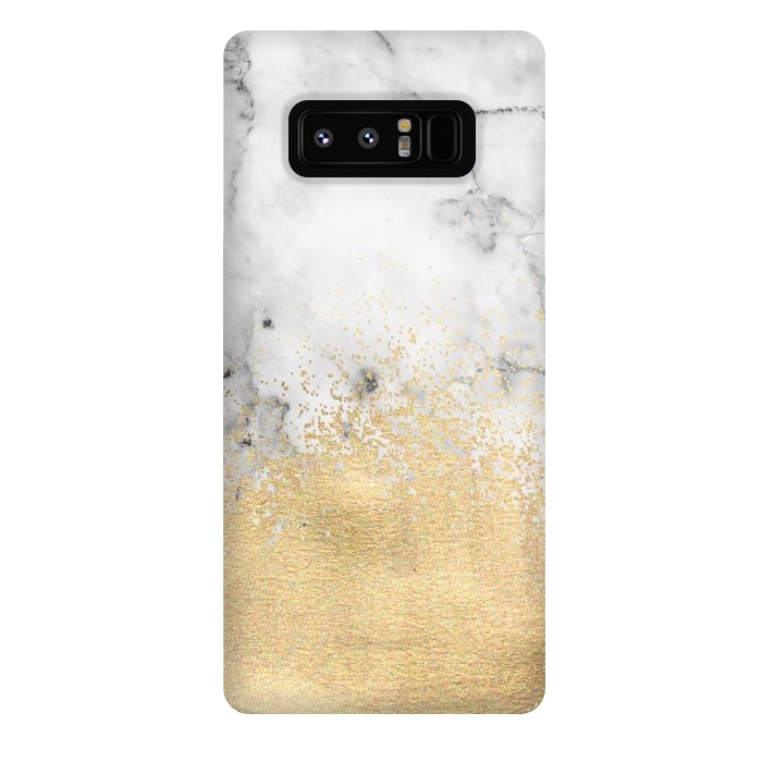 Galaxy Note 8 StrongFit Gold Dust on Marble by Tangerine-Tane