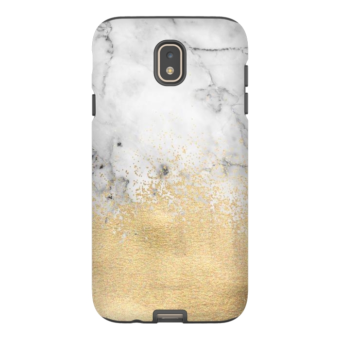 Galaxy J7 StrongFit Gold Dust on Marble by Tangerine-Tane