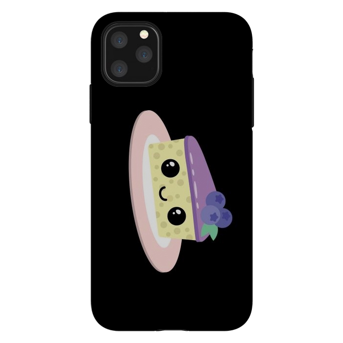 iPhone 11 Pro Max StrongFit Blueberry cheesecake by Laura Nagel