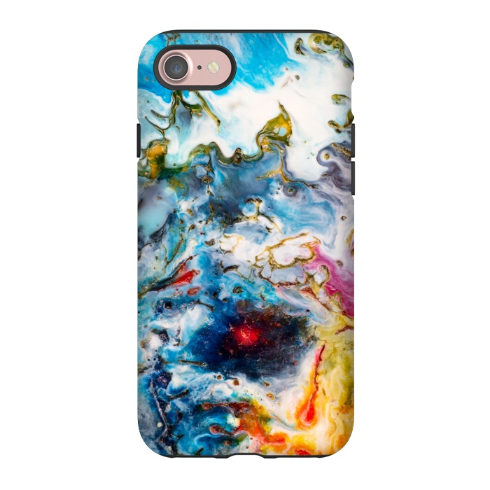 iPhone 7 StrongFit Colorful marble  by Winston