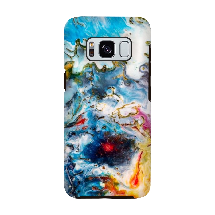 Galaxy S8 StrongFit Colorful marble  by Winston