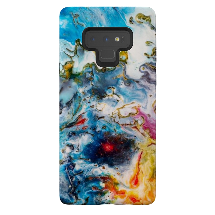 Galaxy Note 9 StrongFit Colorful marble  by Winston