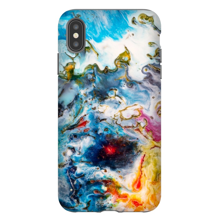 iPhone Xs Max StrongFit Colorful marble  by Winston