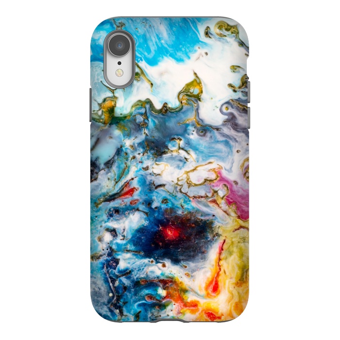 iPhone Xr StrongFit Colorful marble  by Winston