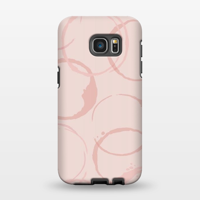 Galaxy S7 EDGE StrongFit Coffee Stains by Martina