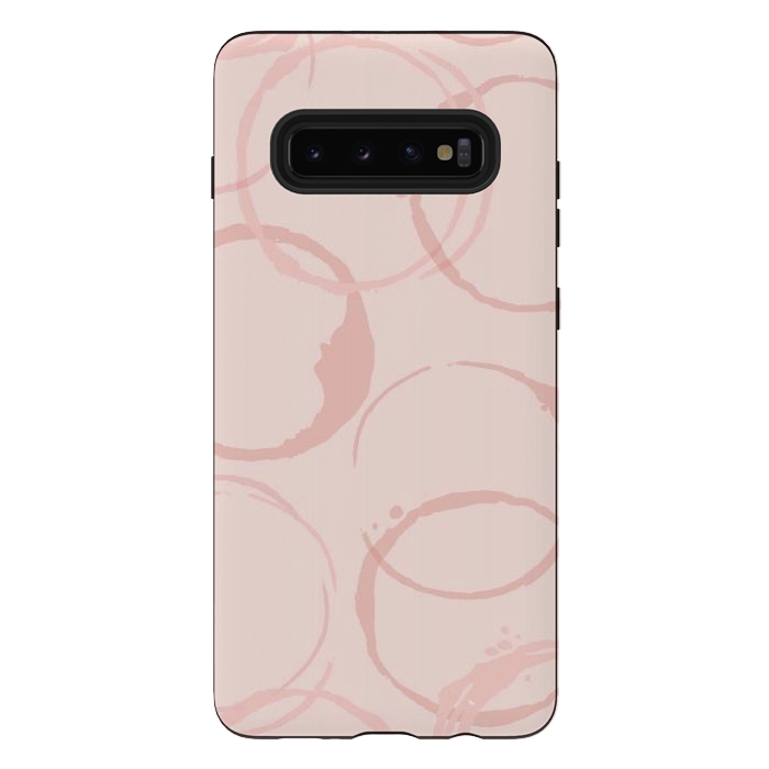 Galaxy S10 plus StrongFit Coffee Stains by Martina