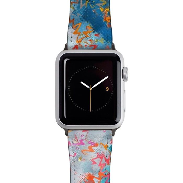 Watch 38mm / 40mm Strap PU leather Abstract thunderstorm  by Winston