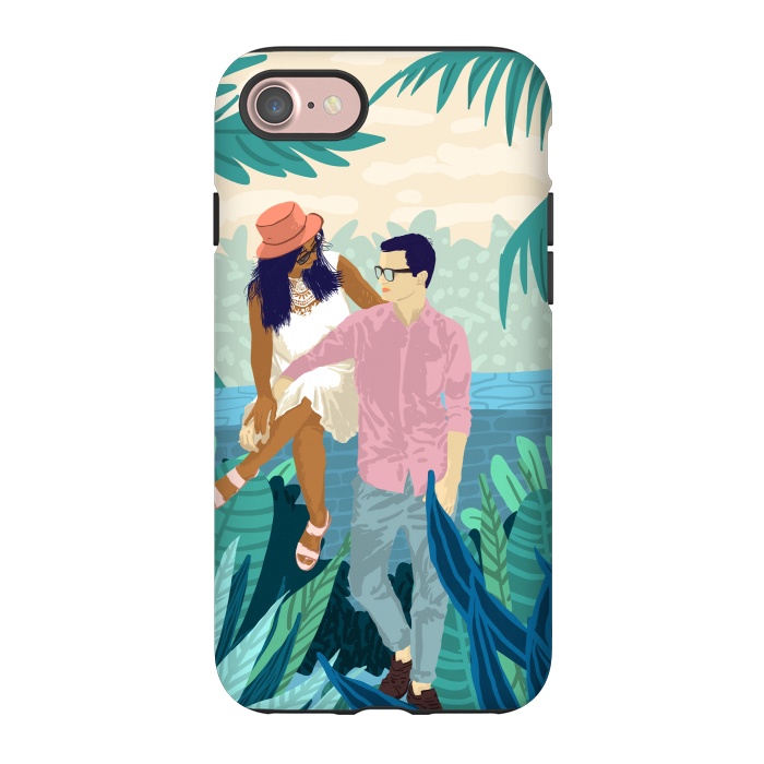 iPhone 7 StrongFit Tropical Romance by Uma Prabhakar Gokhale