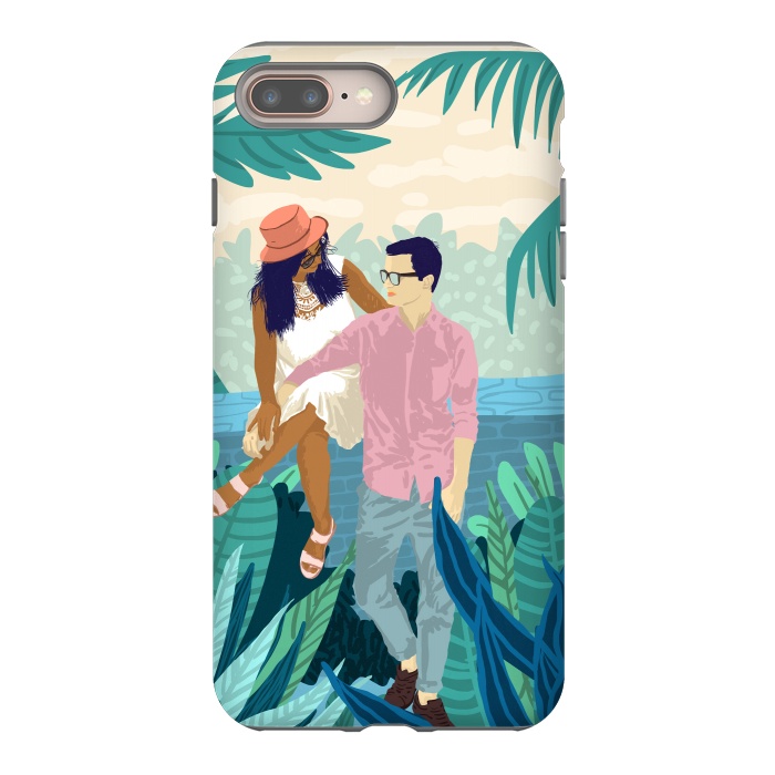 iPhone 7 plus StrongFit Tropical Romance by Uma Prabhakar Gokhale
