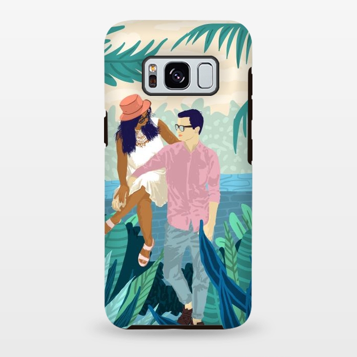 Galaxy S8 plus StrongFit Tropical Romance by Uma Prabhakar Gokhale