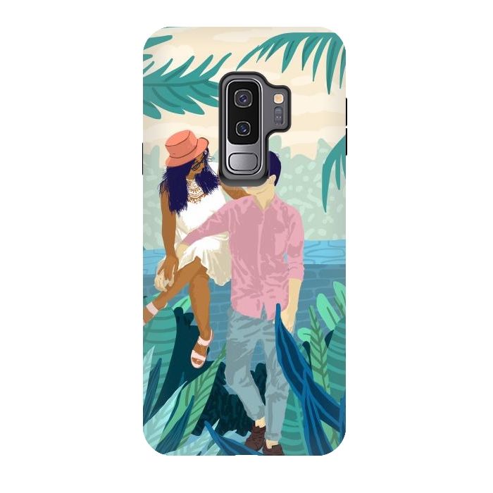 Galaxy S9 plus StrongFit Tropical Romance by Uma Prabhakar Gokhale