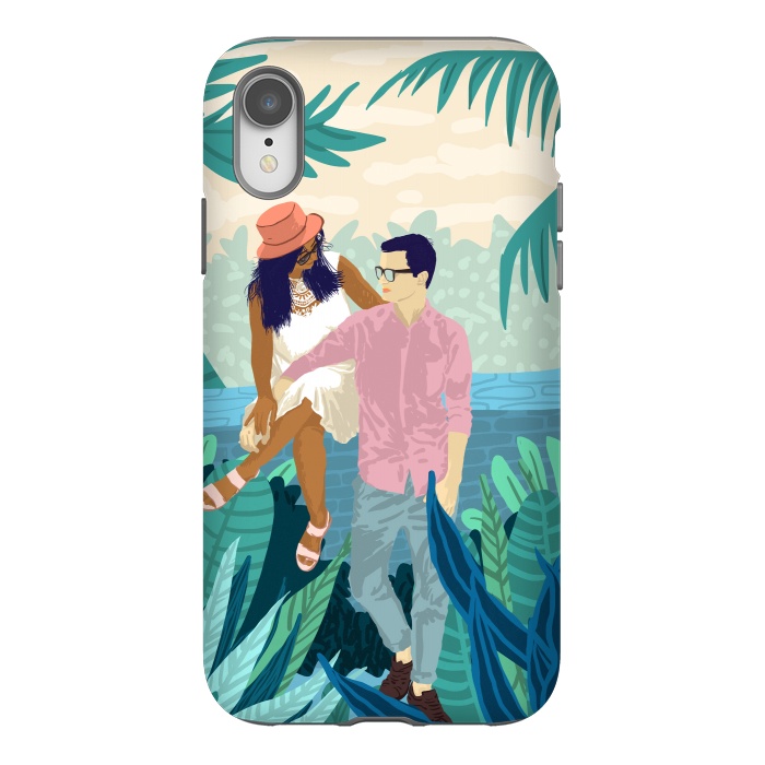 iPhone Xr StrongFit Tropical Romance by Uma Prabhakar Gokhale