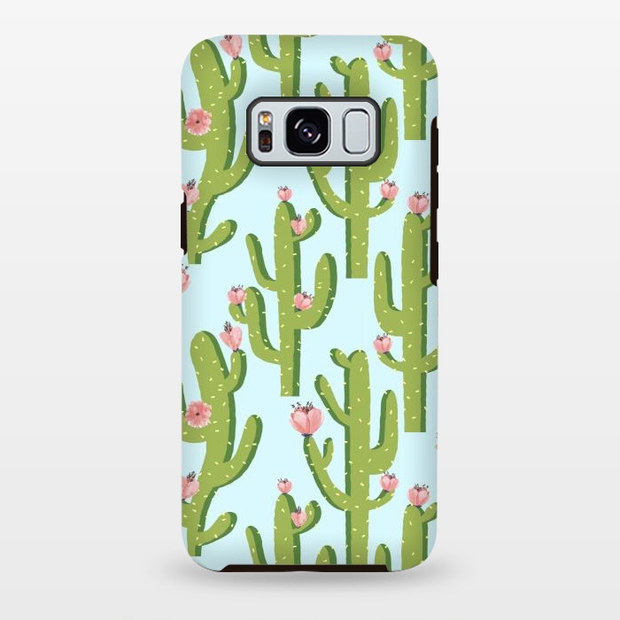 Galaxy S8 plus StrongFit Summer Cactus by Uma Prabhakar Gokhale