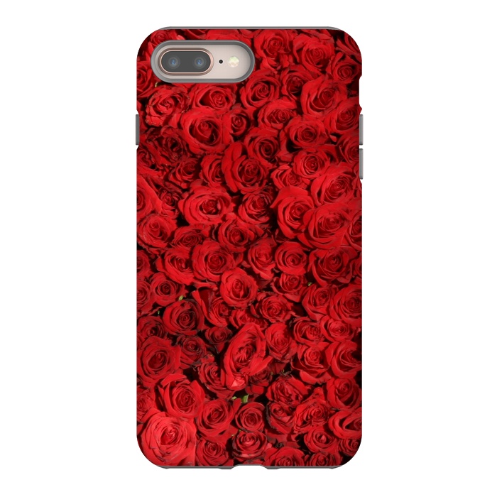 iPhone 7 plus StrongFit Red Roses by Winston