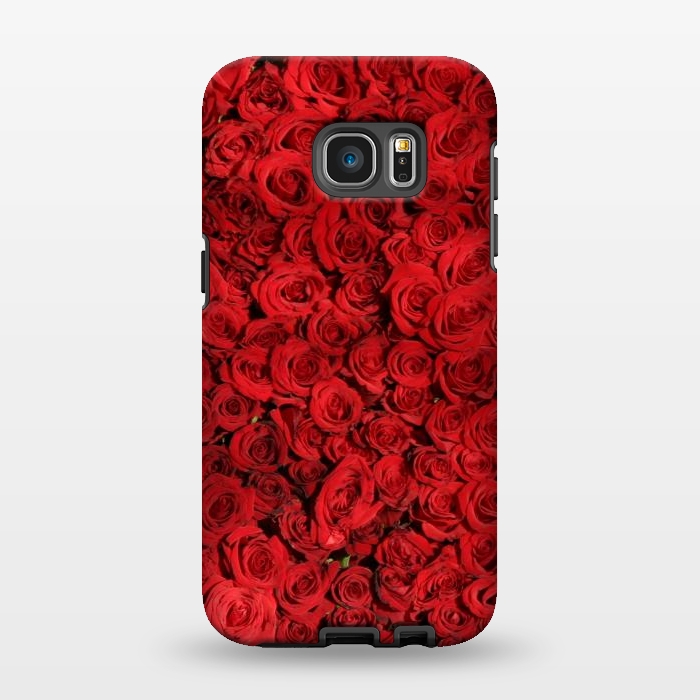 Galaxy S7 EDGE StrongFit Red Roses by Winston