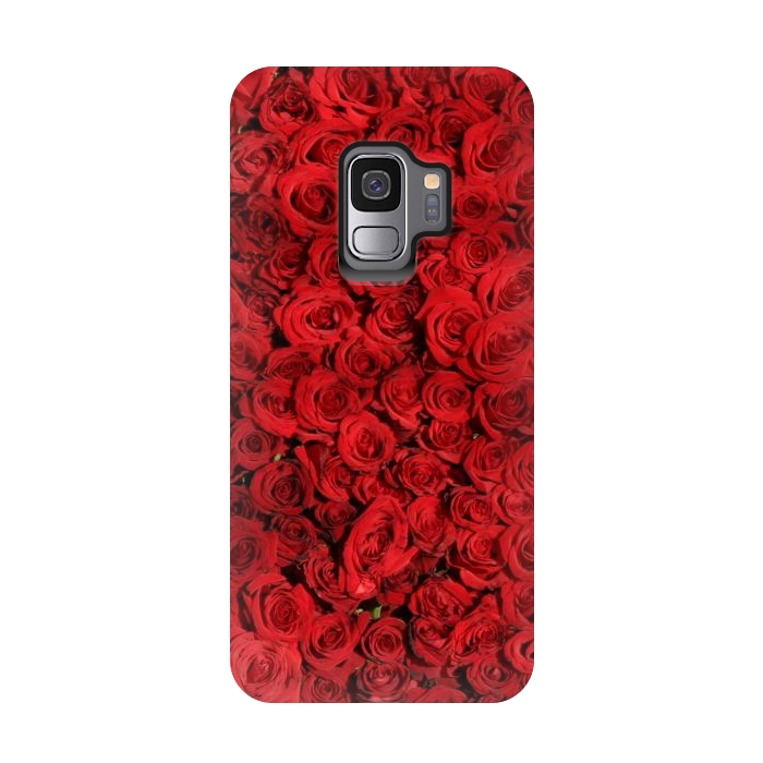 Galaxy S9 StrongFit Red Roses by Winston