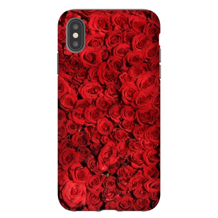 iPhone Xs Max StrongFit Red Roses by Winston