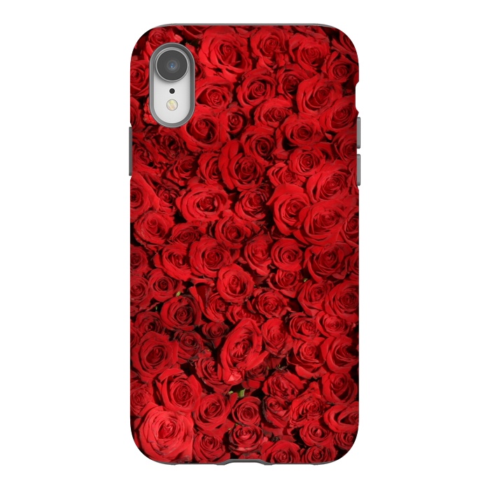 iPhone Xr StrongFit Red Roses by Winston