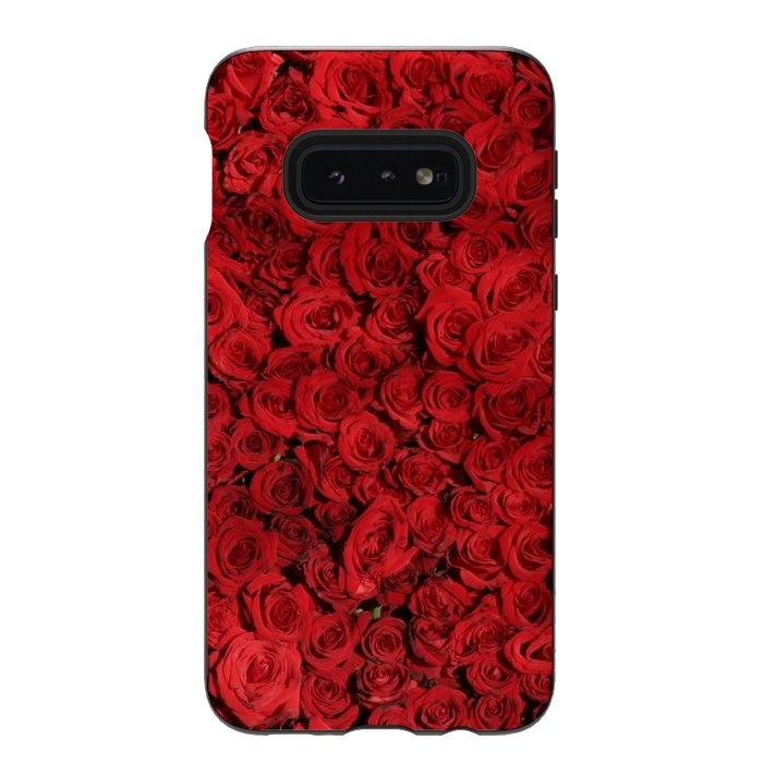 Galaxy S10e StrongFit Red Roses by Winston