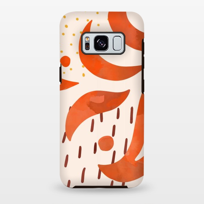 Galaxy S8 plus StrongFit Great Orange by Creativeaxle