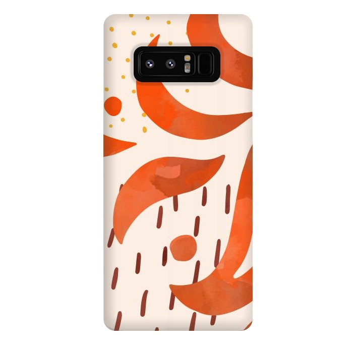 Galaxy Note 8 StrongFit Great Orange by Creativeaxle