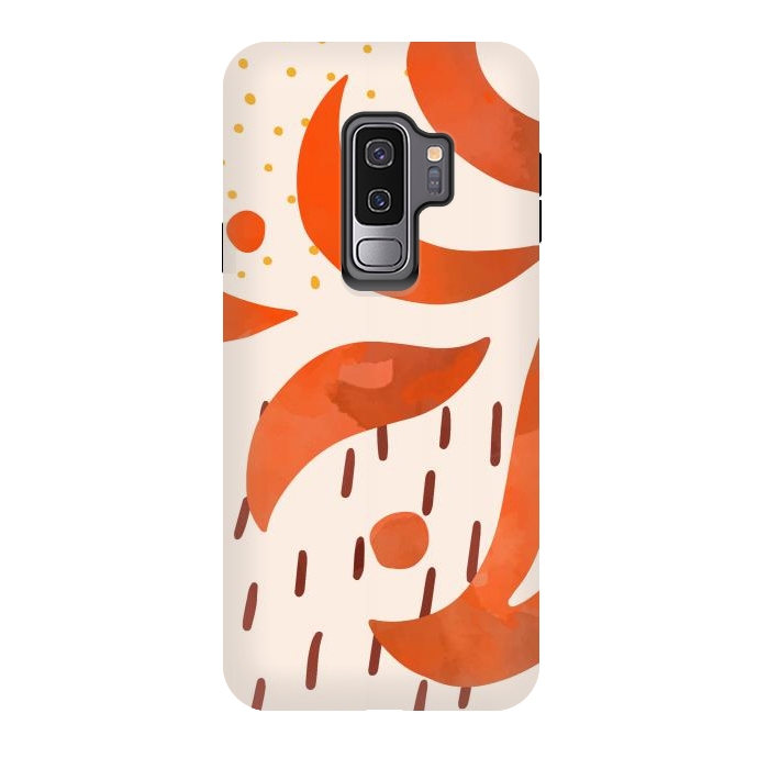 Galaxy S9 plus StrongFit Great Orange by Creativeaxle