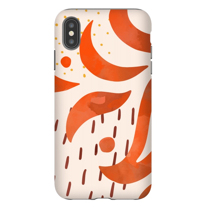 iPhone Xs Max StrongFit Great Orange by Creativeaxle