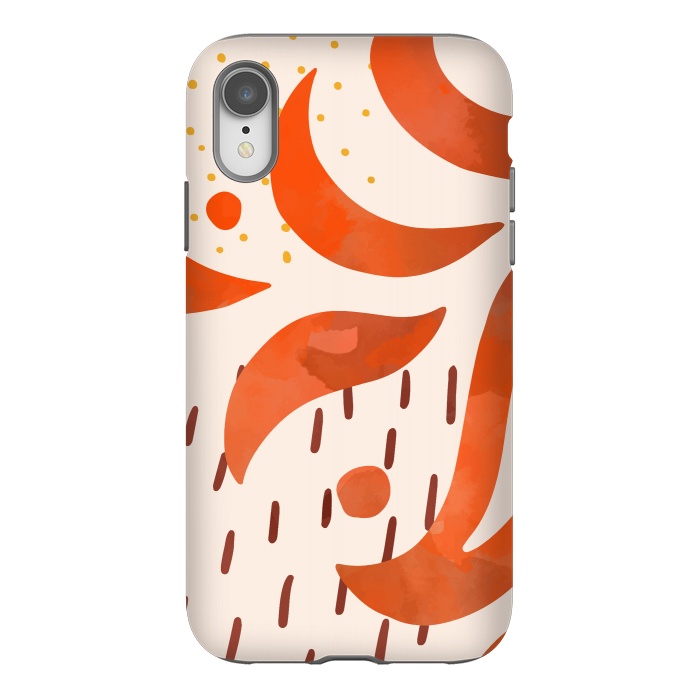 iPhone Xr StrongFit Great Orange by Creativeaxle