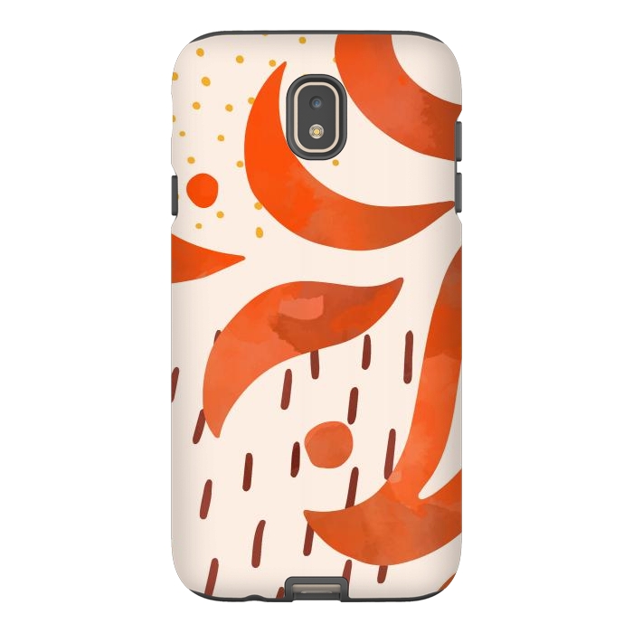 Galaxy J7 StrongFit Great Orange by Creativeaxle
