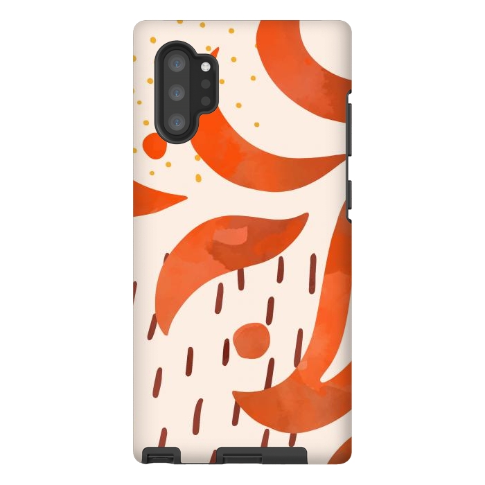 Galaxy Note 10 plus StrongFit Great Orange by Creativeaxle