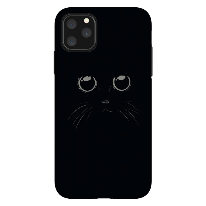 iPhone 11 Pro Max StrongFit Black Cat by Sue Anna Joe
