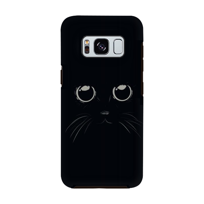 Galaxy S8 StrongFit Black Cat by Sue Anna Joe