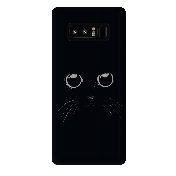 Galaxy Note 8 StrongFit Black Cat by Sue Anna Joe