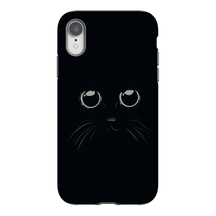 iPhone Xr StrongFit Black Cat by Sue Anna Joe