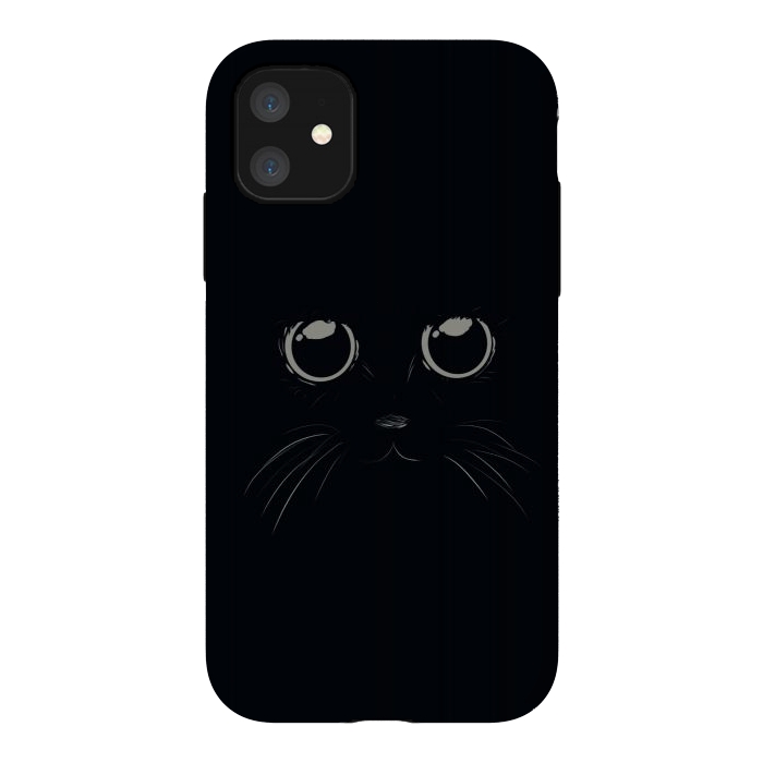 iPhone 11 StrongFit Black Cat by Sue Anna Joe