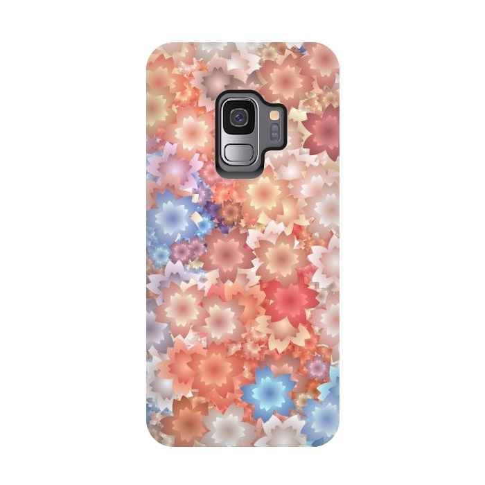 Galaxy S9 StrongFit Flowers flames by Winston