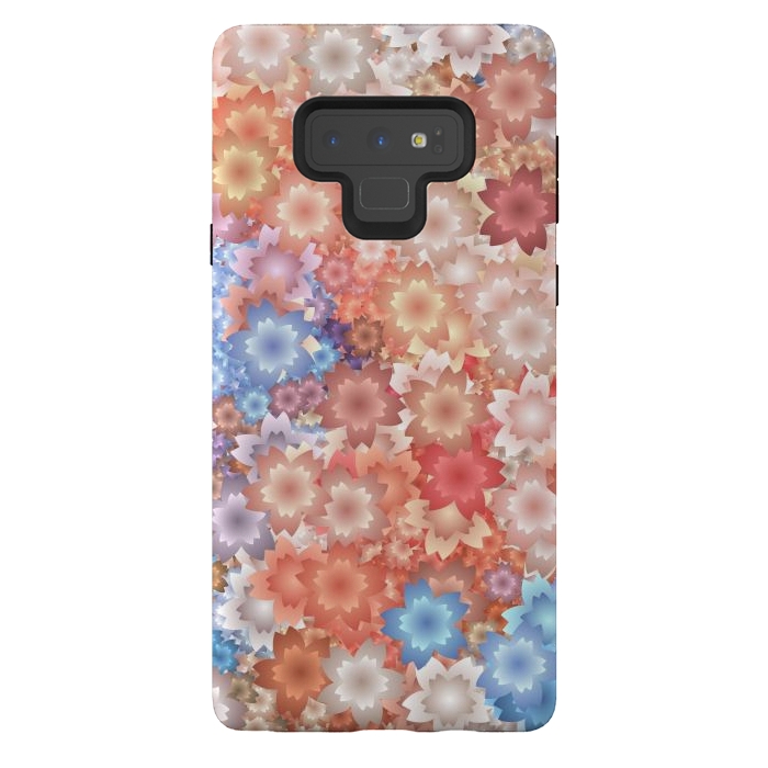 Galaxy Note 9 StrongFit Flowers flames by Winston