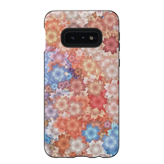 Galaxy S10e StrongFit Flowers flames by Winston