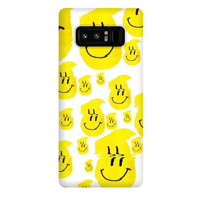 Galaxy Note 8 StrongFit Glitch Smiley by Ali Gulec