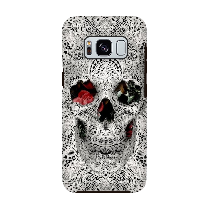 Galaxy S8 StrongFit Lace Skull 2 by Ali Gulec