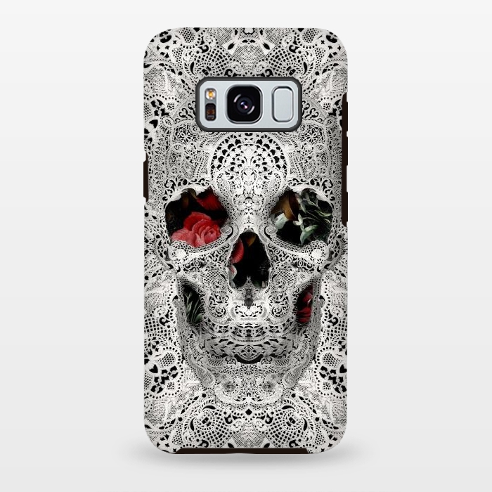 Galaxy S8 plus StrongFit Lace Skull 2 by Ali Gulec